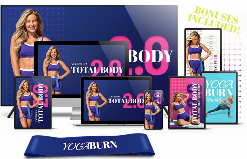 Yoga Burn promotional artwork